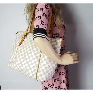 💎✨Authentic✨💎 Louis Vuitton Damier Azur Totally MM Tote Bag